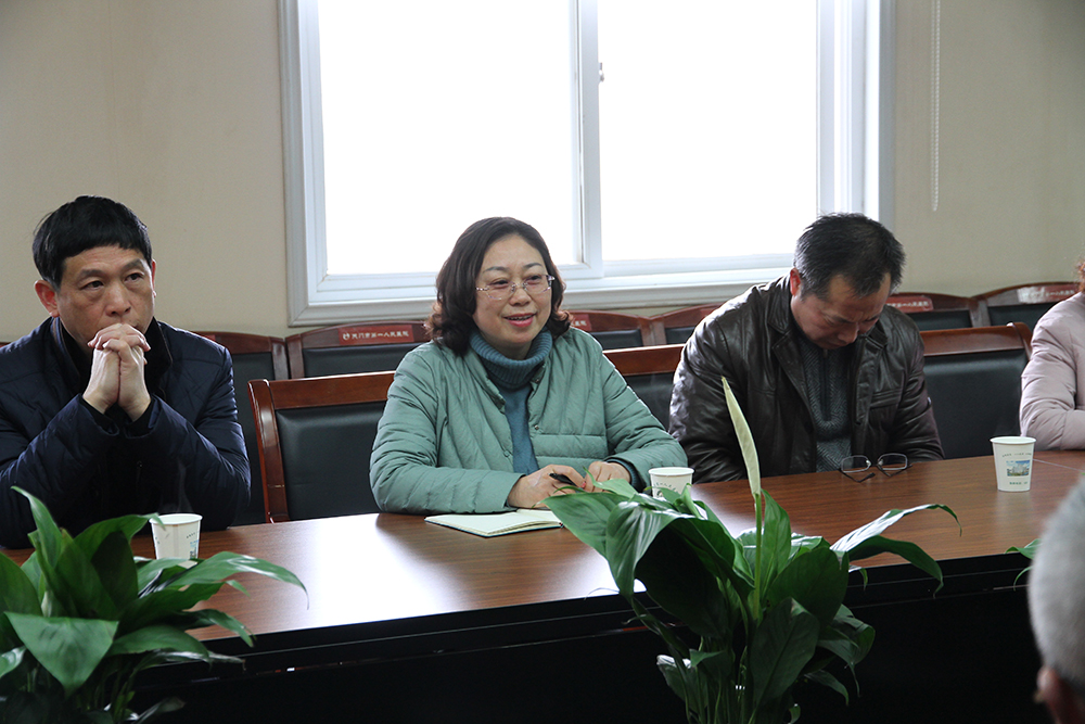 3.广水市第一人民医院副院长蔡秀娟(中)会议讲话.JPG